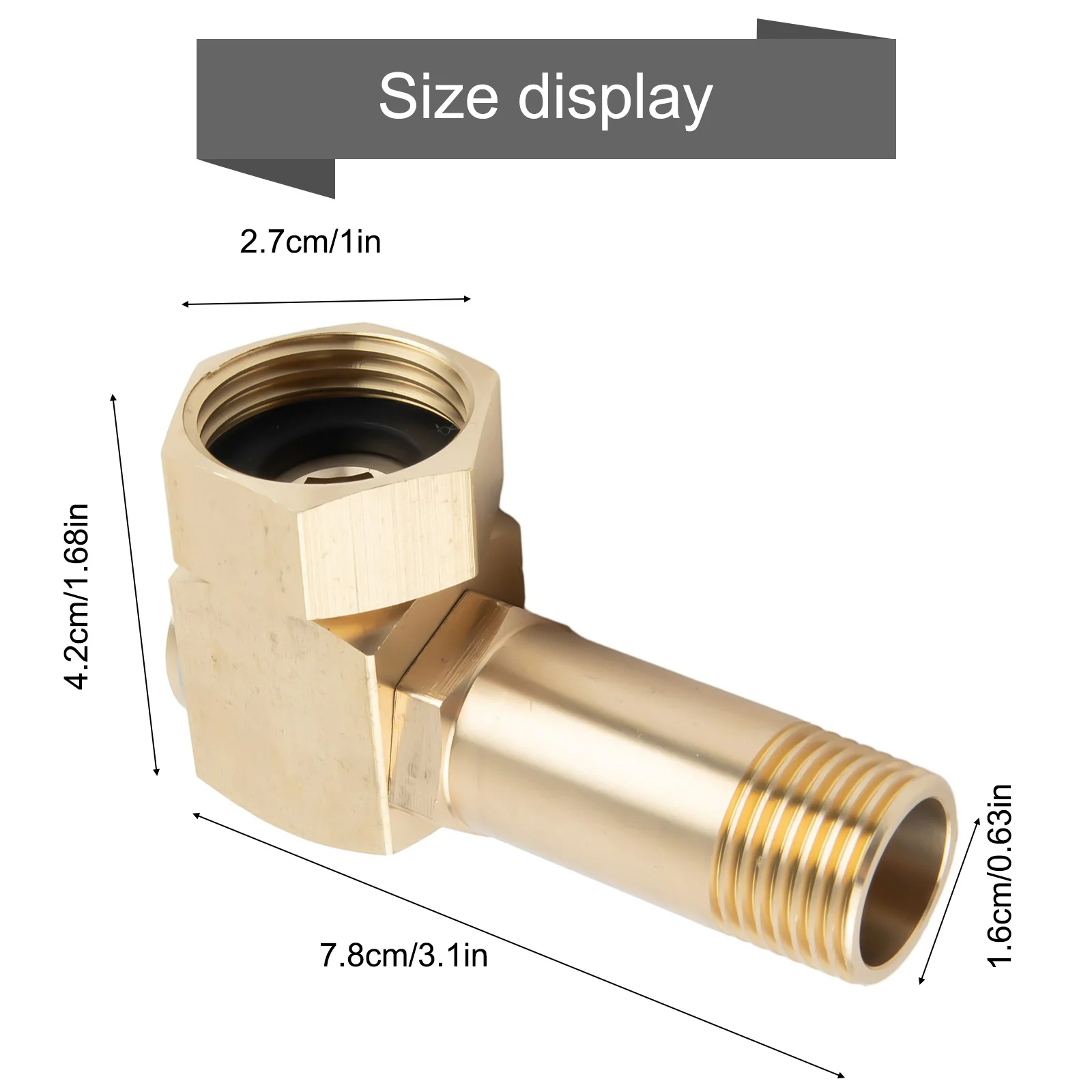 

Adapter Garden Hose Adapter Copper Replace Parts Swivel Adapter Connectors Clamps Fittings Yard Garden Outdoor Tool Accessories