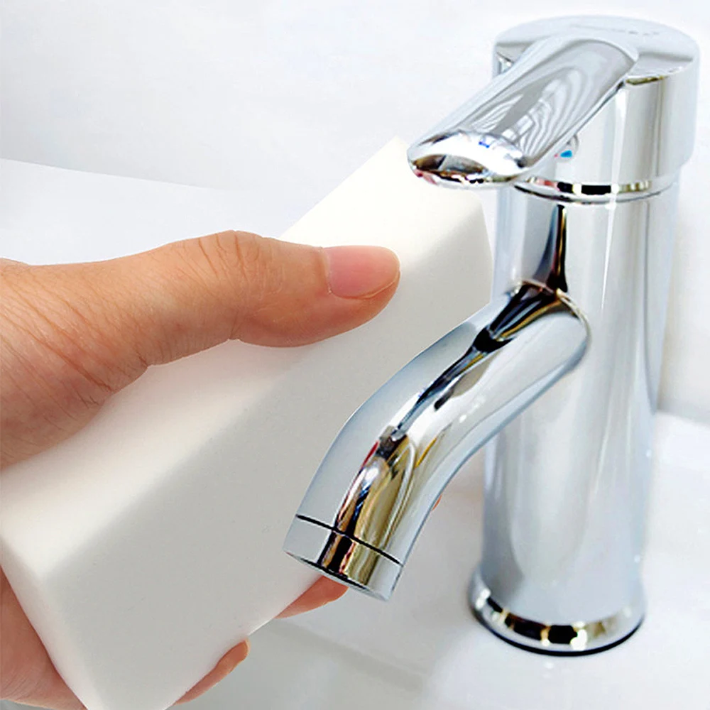 Нано-губка для мытья посуды плотная белая губка уборки дома ванной кухни офиса