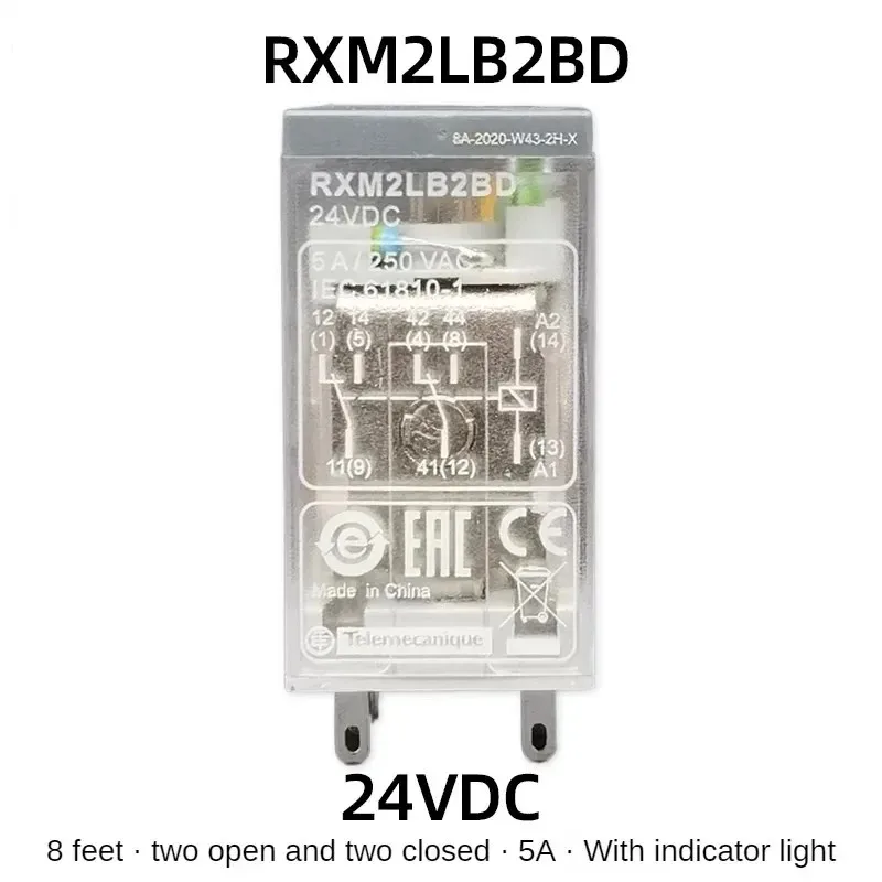 Фото Промежуточное реле Schneider Electric RXM2LB2BD JD RXM4LB2P7 F7 RXM4LB2BD 24 В 230 В RXZE1M2C RXZE1M4C 8 футов, основание 14 футов №4