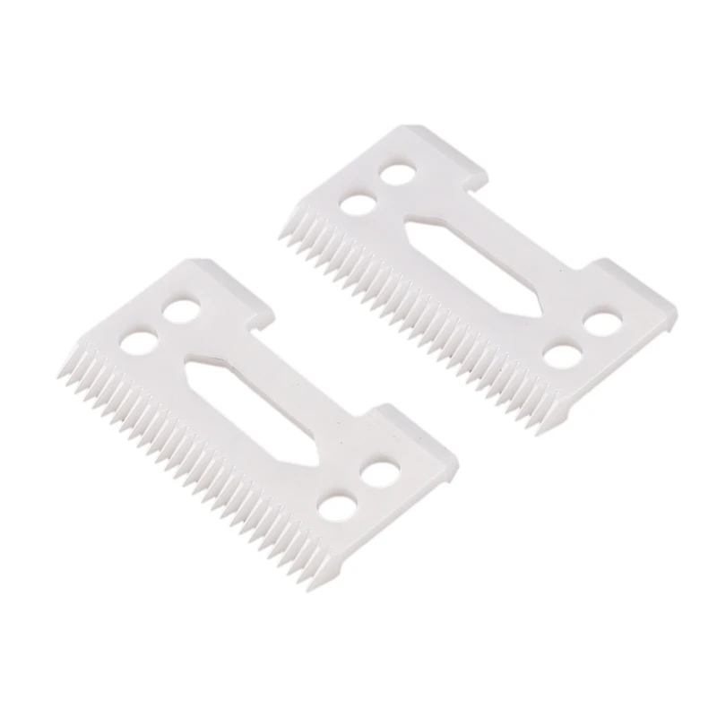 AD-New 2Pcs 28 Teeth Zirconia Ceramic Clipper Blade for Wahl