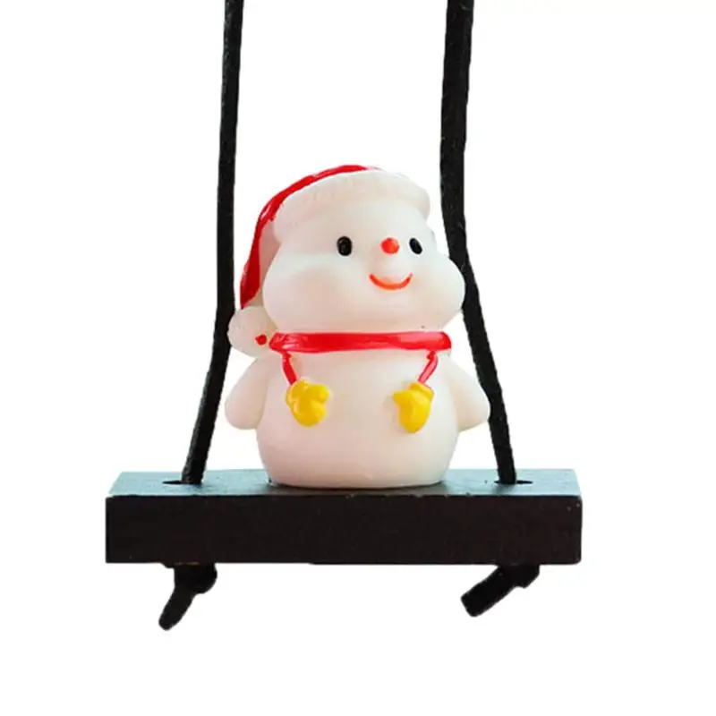 

Рождественская подвеска для автомобиля, качающийся снеговик, Рождественская елка и Санта-Клаус, Мультяшные украшения, дизайн качели для автомобиля, зимняя продукция