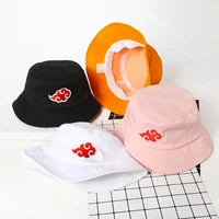 bucket hat unisex 100 cotton embroidery anime packable panama fishermans hats for women men summer travel sun beach caps