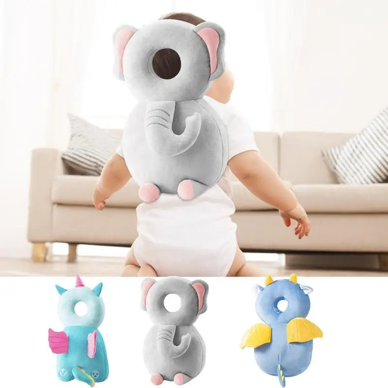 

Baby Head Protector Backpack Head Back Protector Backpack Fall Protection Lightweight Safety Pillow Backpack Soft Cartoon Head