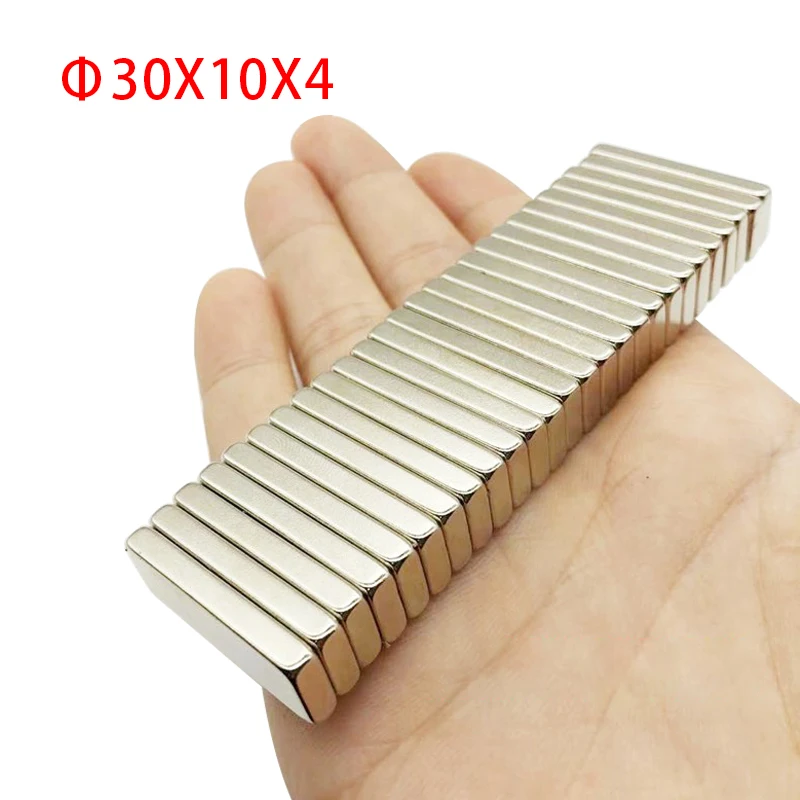

Neodymium Magnet Bar 30x10x4mm Samll Rectangle Magnets Super Strong Powerful Permanent Rare Earth Magnets Imanes Magnetic Strip