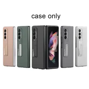 all inclusive magnetic hinge pen slot hard shell for samsung galaxy z fold 3w22 full protection magnetic case s pen slot case free global shipping