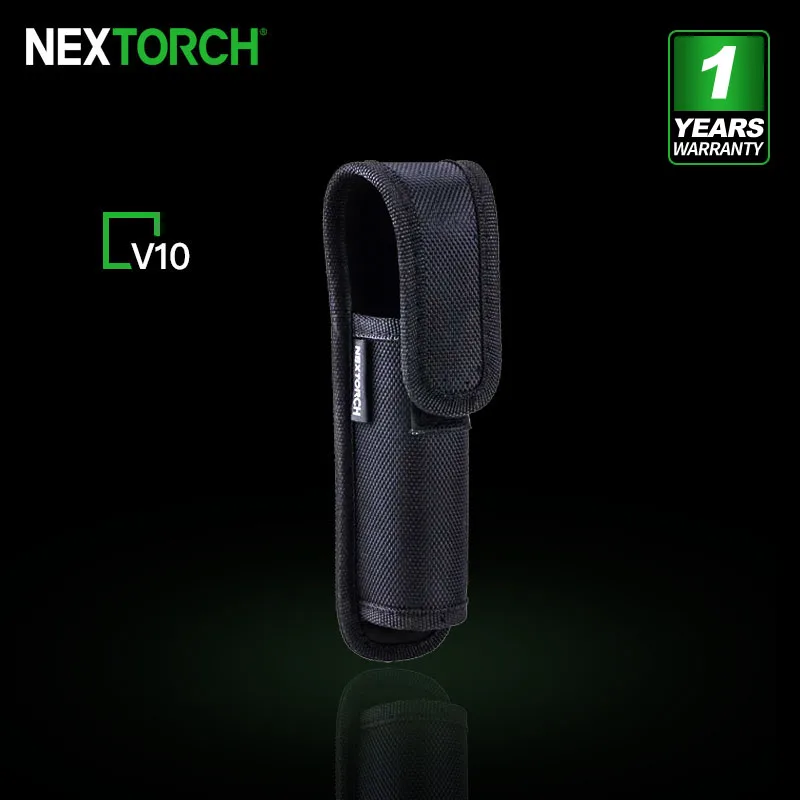 Nextorch V10 Durable Nylon Flashlight Holder, Compatible Belt Within 80mm, for Bigger Torch, Camping, Trekking,Hook&Loop Locking