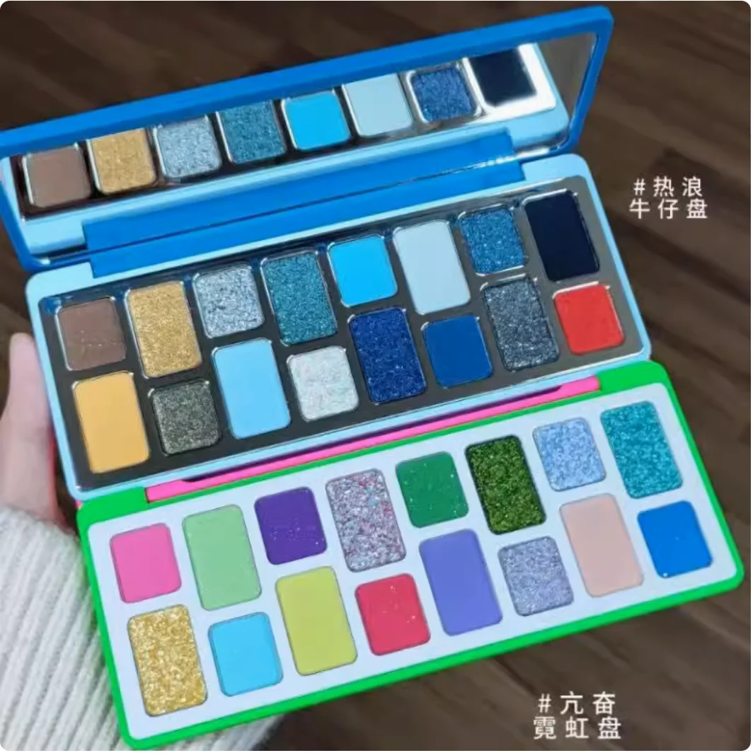 Qianyan Cheeryep 16-цветные тени для век матовые перламутровые взрывные флэш-палитра