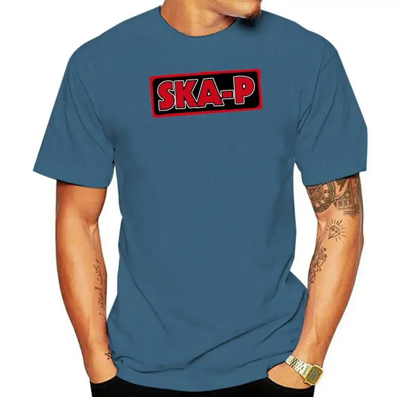 SKA-P LOGO BLACK T SHIRT SKA PUNK SKACORE TALCO BOIKOT SKALARIAK THE LOCOS