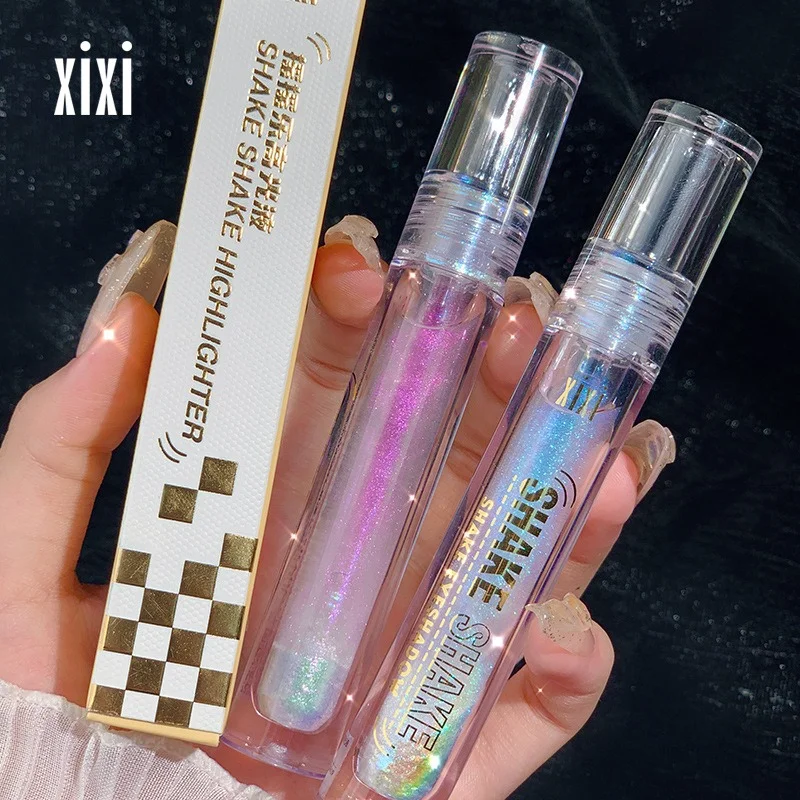 

Makeup Highlighter Face Brightener High-light Lying Silkworm Brightening Eye Shadow Shake Liquid Glitter Highlighter Waterproof