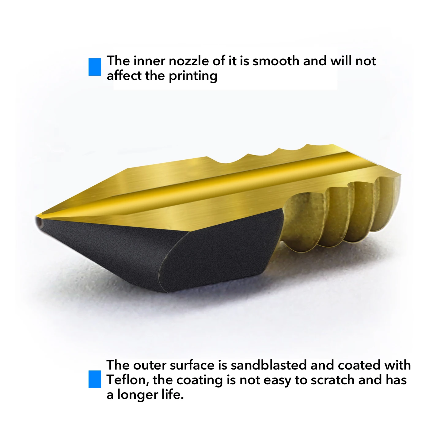 Новые насадки с покрытием MK8 V6 0 4 мм 6 детали для 3d-печати PETG антипригарная