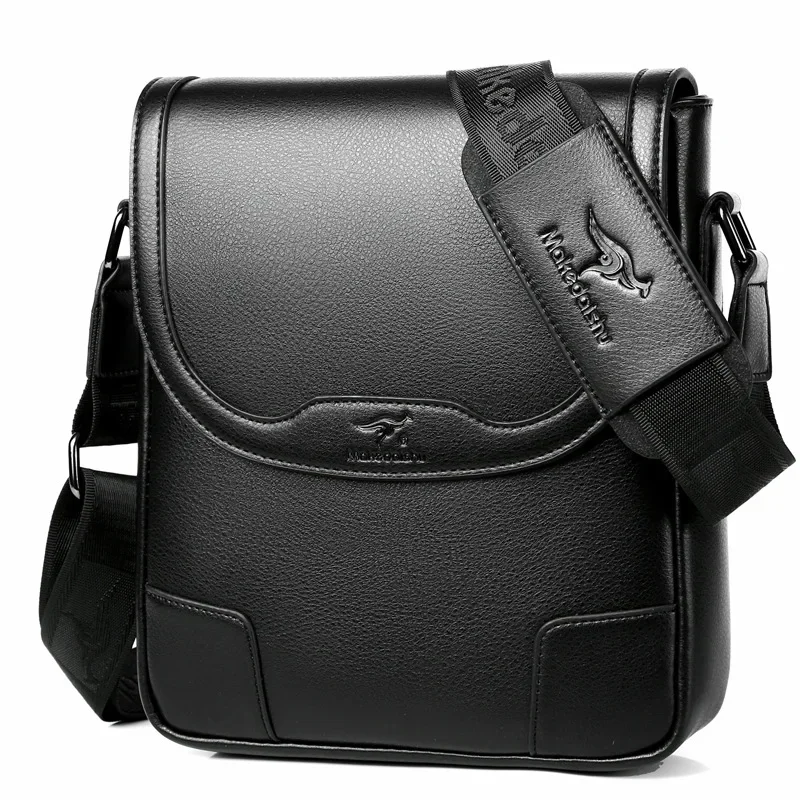 Мужская сумка-кенгуру из искусственной кожи