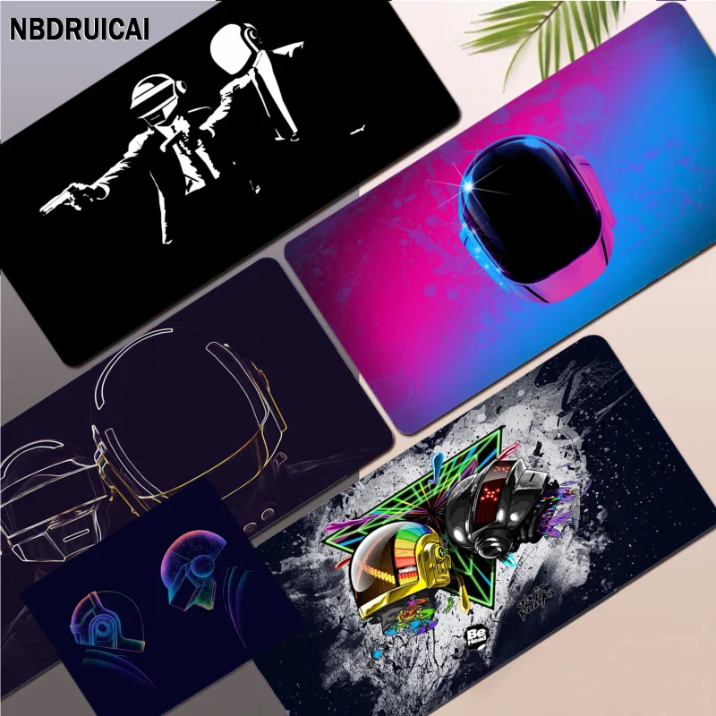 

Daft Punk Mousepad New Laptop Gaming Mice Mousepad Size For Large Edge Locking Game Keyboard Pad