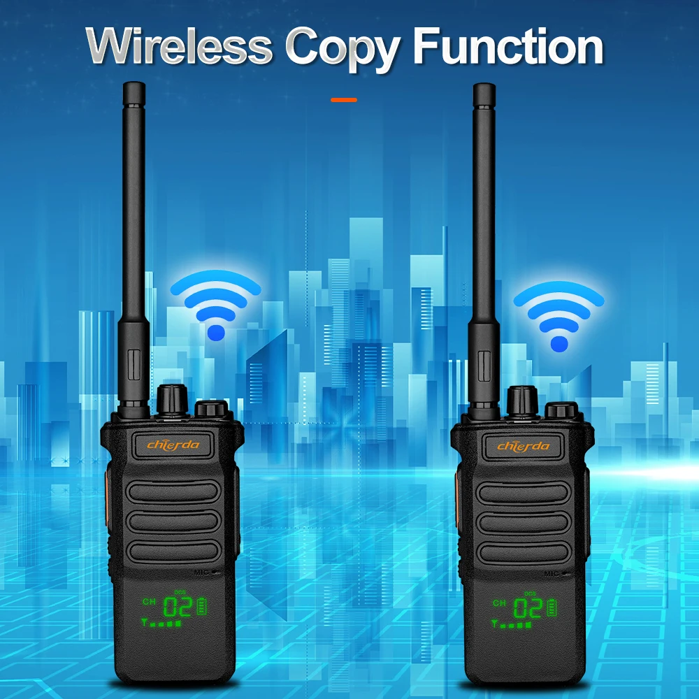Chierda 10W 10km Long Range UHF VHF Dual Band  Walkie Talkie Ham CD108D  1/ 2 pcs Two Way Radio Portable Radio Communicator enlarge