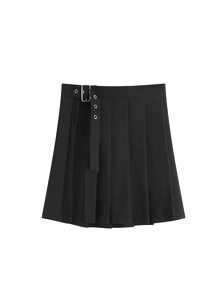 Женское платье с длинным рукавом элегантное винтажное черное в клетку Корейском