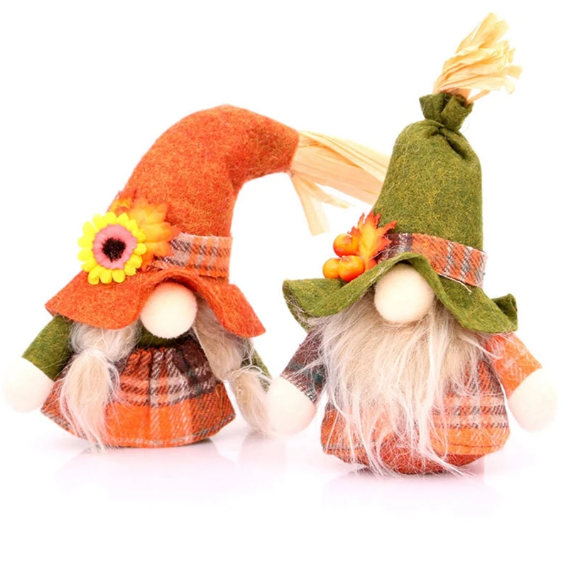 

Fall Gnome Autumn Gnome Pumpkin Sunflower Swedish Dwarf Thanksgiving Day Gift Fall Doll Window Christmas Decoration