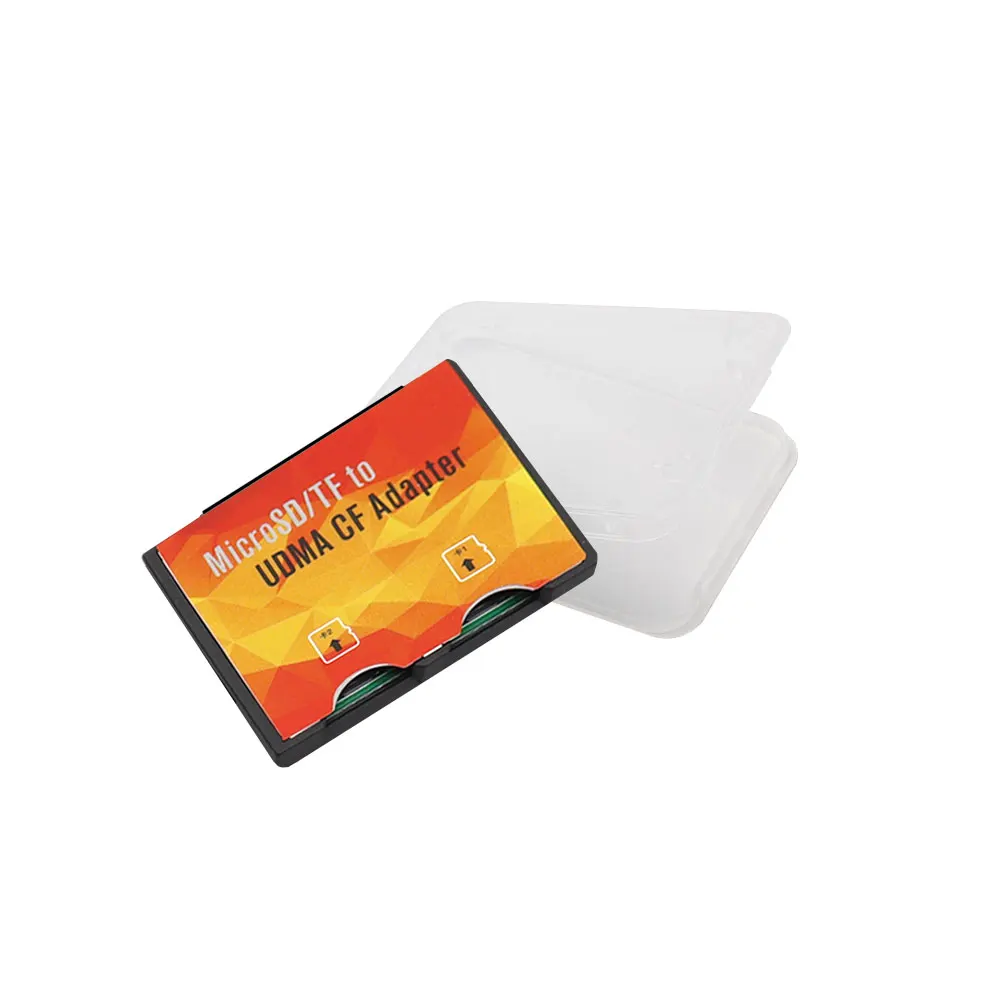 Адаптер для карт памяти Micro SD/TF/CF адаптер с двумя слотами SD/SDHC/MicroSDXC на компактный