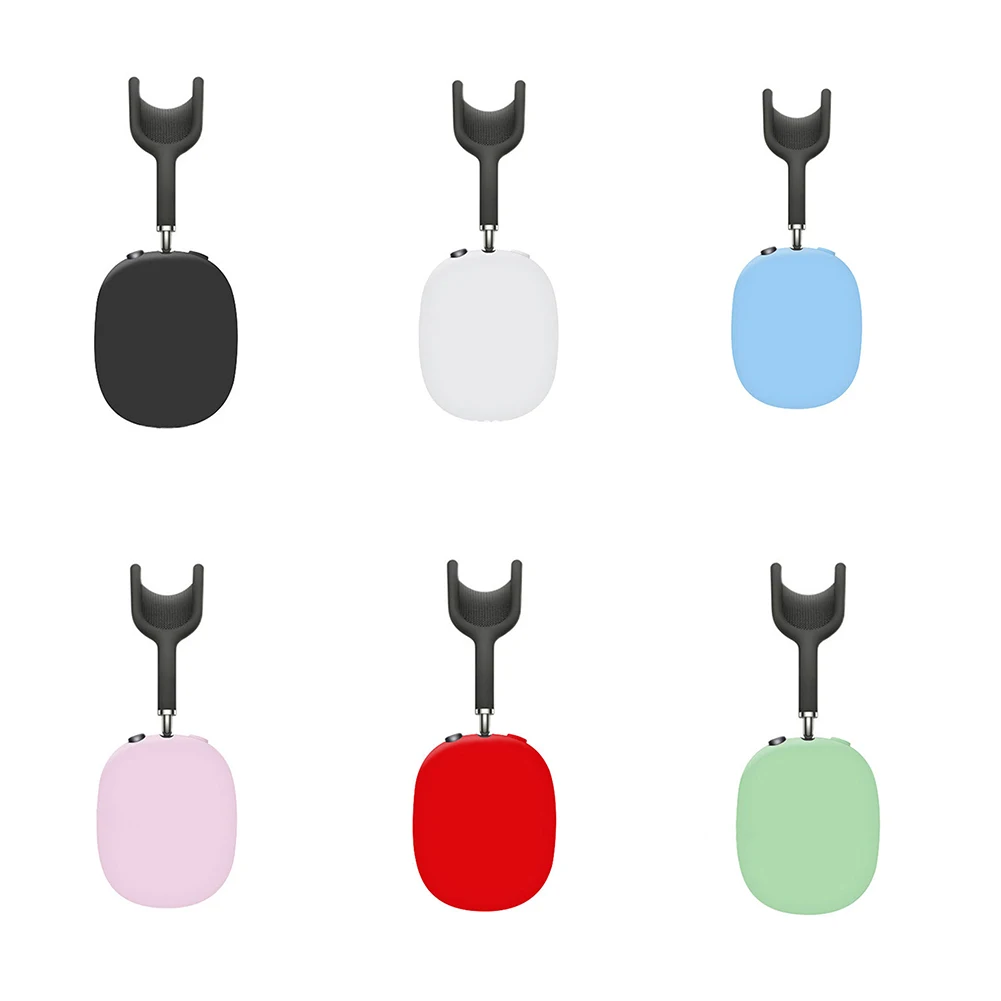 

1pair Headset Cover Cushion Replacement Silicone Protective Scratchproof Dustproof Case for AirPods Max Headphone
