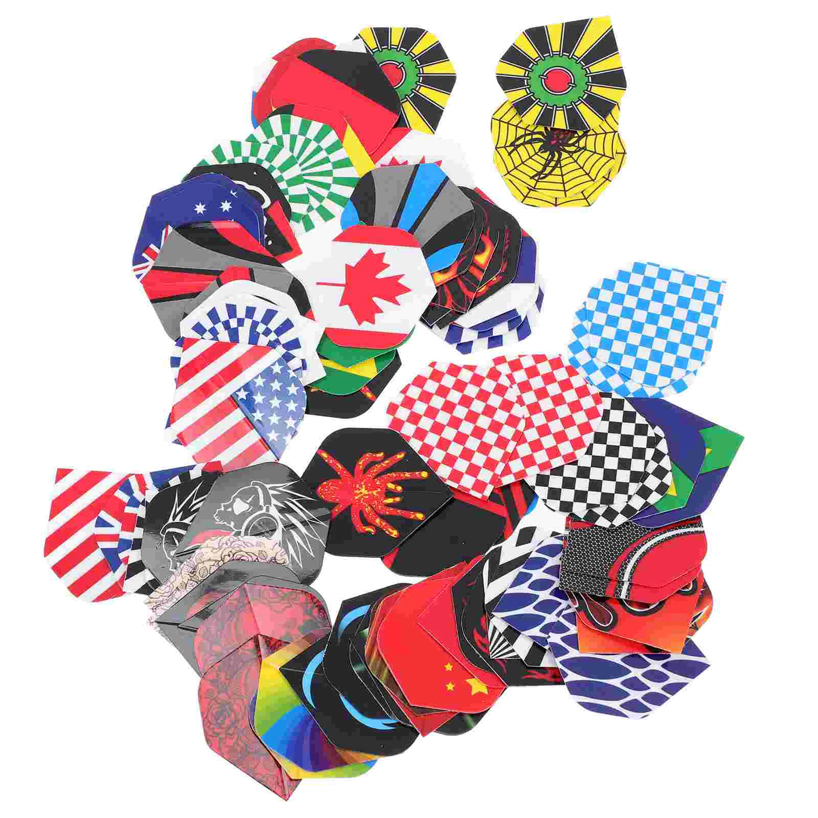 

Dart Flightstip Standard Tailshape Softwing Shaftsgame Slim Sets Decorative Flag National Replacement Professional Steel Set