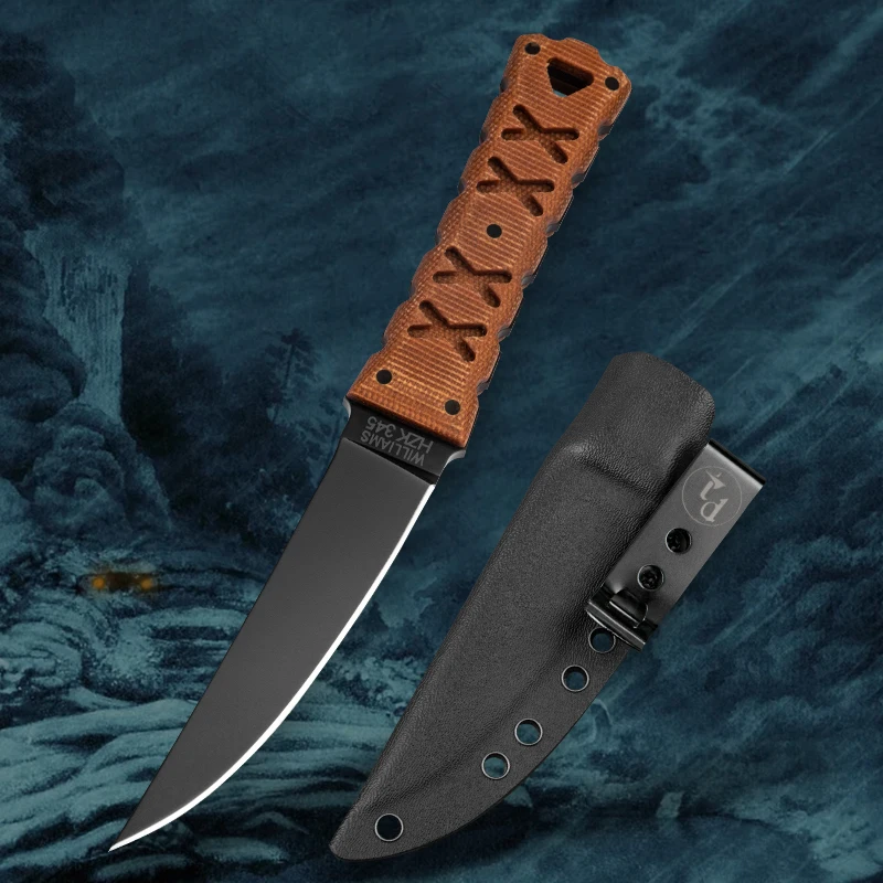 M2 HSS Instructor Military Tactical Survival Knife Fixed Blade Outdoor Hunting Knife Self-defense Knife/with Kydex scabbard