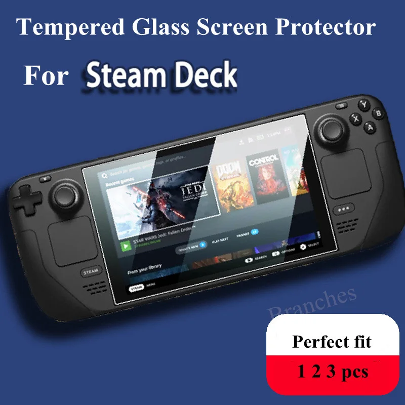 

HD закаленное стекло для Steam Deck, защита экрана, защитная пленка 2022 SD консоль 1 2 3 шт.