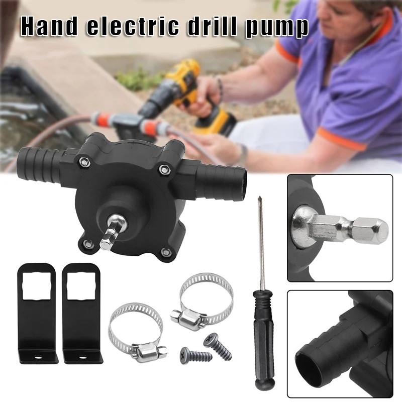 

Transfer Pump with Mini Screwdriver Self Priming Water Transfer Pump Mini Household Transfer Pump DCS