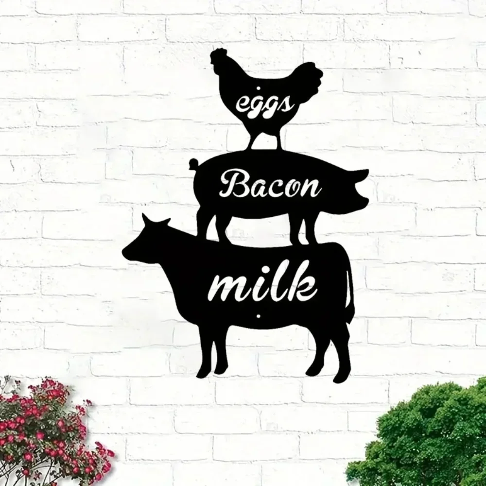 Декор Фермерского Дома Металлическая Вывеска Красивые Настенные Украшения Для