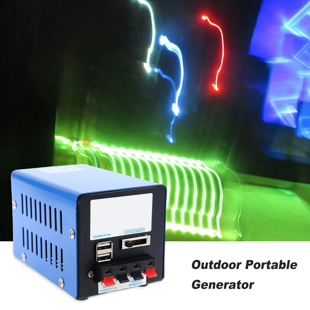 

Портативный ручной генератор 20 Вт для кемпинга, походов, спасения, мобильного телефона, ноутбука, USB-источник питания, генераторы, Уличное об...