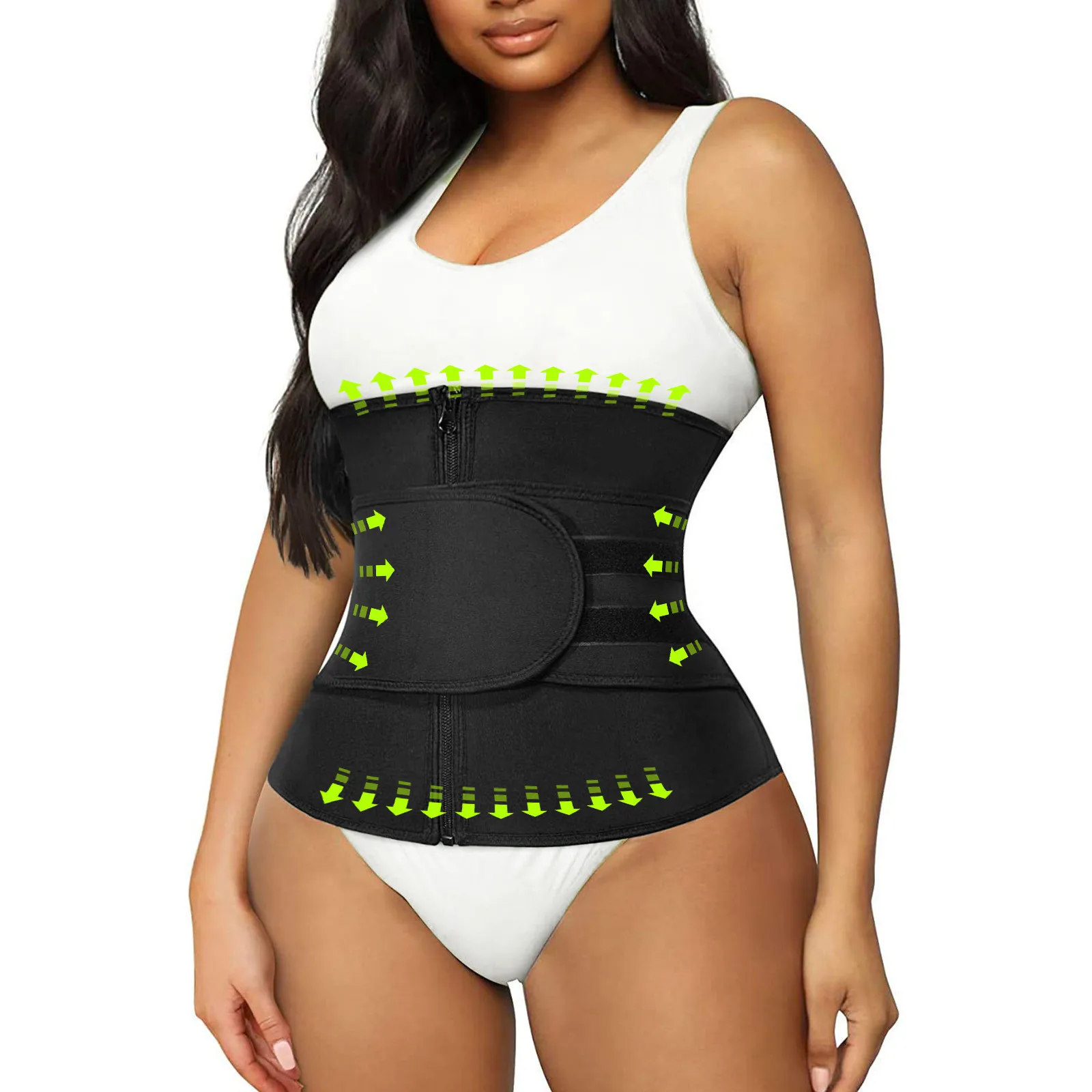 

Sweat Belt Waist Trainer Body Shaper Women Body Shaper Bodysuit Firm Control Shapewear Motion Abdominal Band Corset Fajas