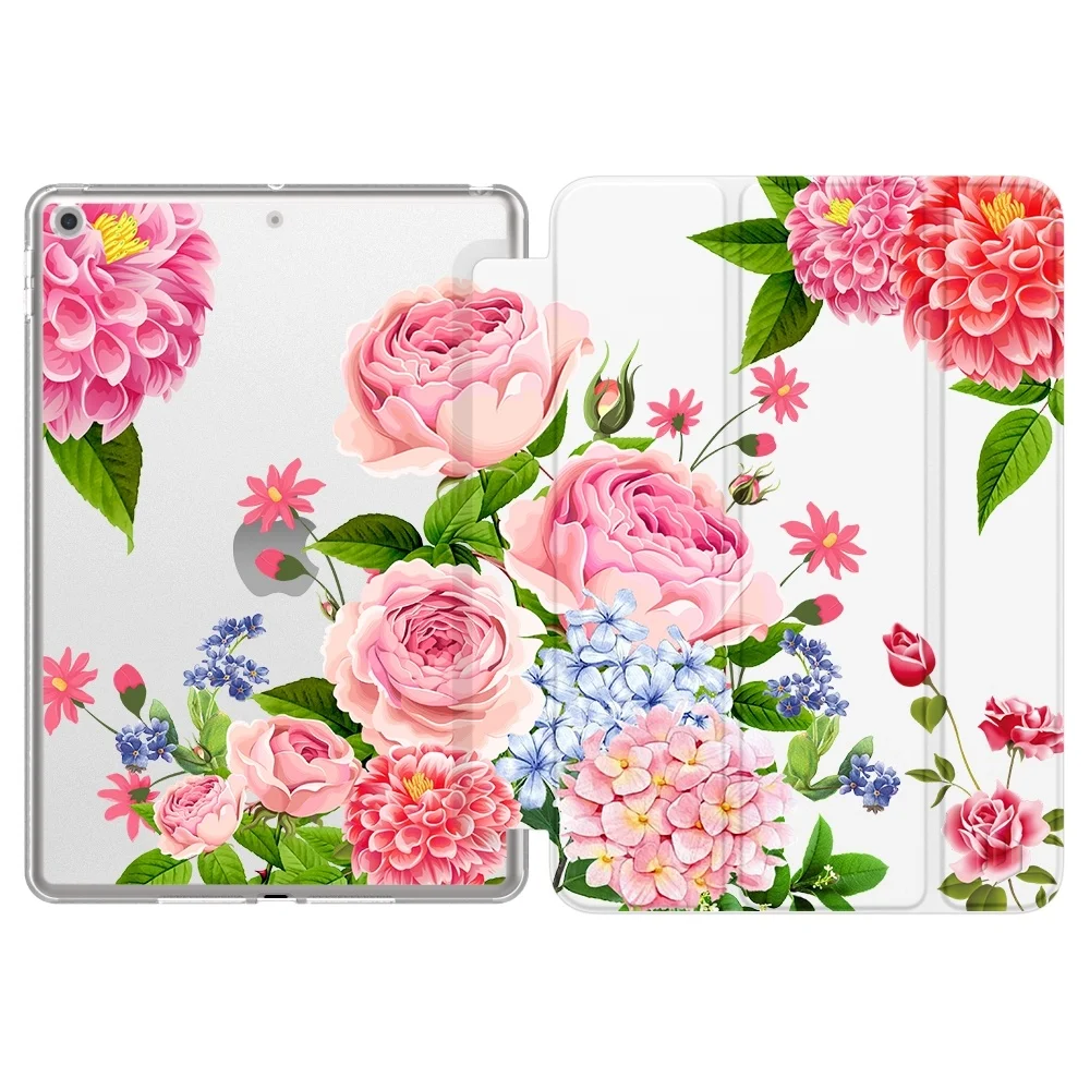 

Case for New iPad 7th Generation 10.2 2019,[Flexible TPU Translucent Frosted Back] Slim Smart Stand Protective Cover with Auto