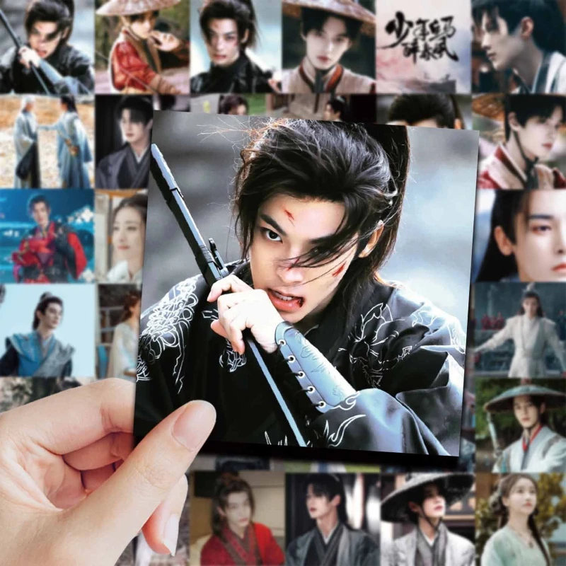 Фото 60 шт./компл. нео-постеры Hou Minghao наклейки TV Dashing Youth Bai Li Dong Jun драматические наклейки ручной аккаунт материалы ноутбук Телефон сделай сам №1
