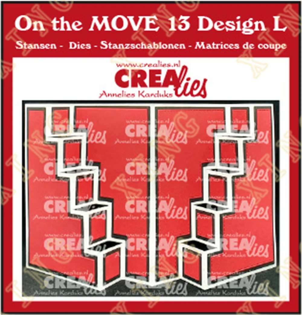 

Stair Step Card 2022 New Metal Cutting Dies for Diy Scrapbooking Crafts Stencils Maker Photo Album Template Handmade Decoration