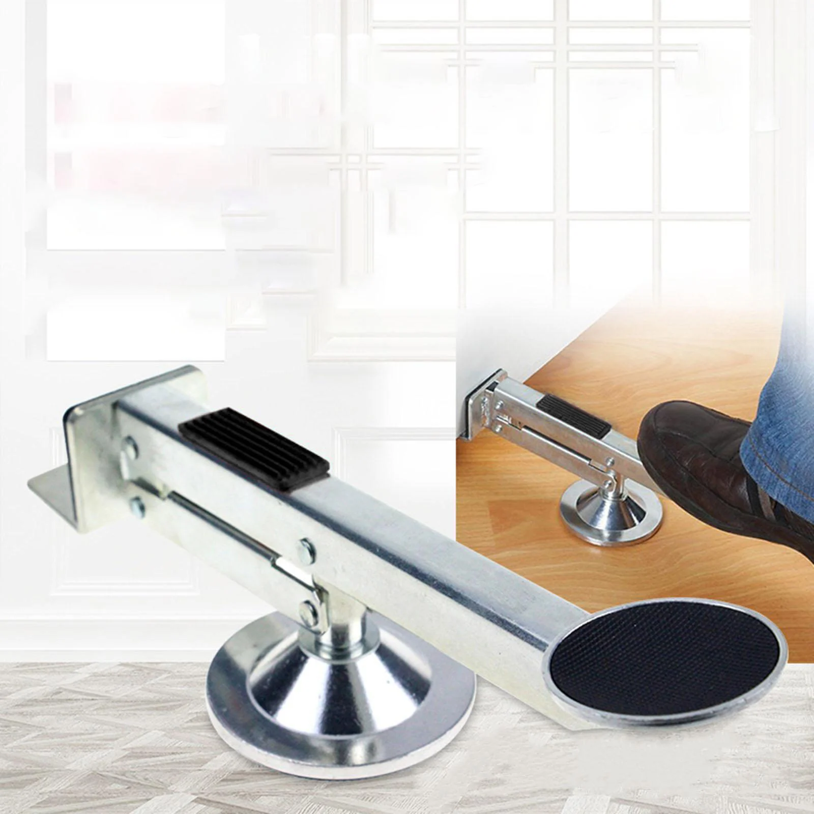 

Wooden Door Door Lifter Foot Pedal Door Installation Tool Replacement Spare Parts 33cm*7. 8cm 360° Rotation Accessories