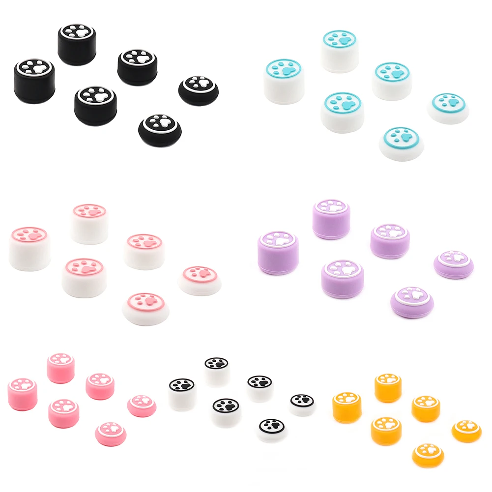 

6 шт., колпачки для джойстика в виде кошачьей лапы