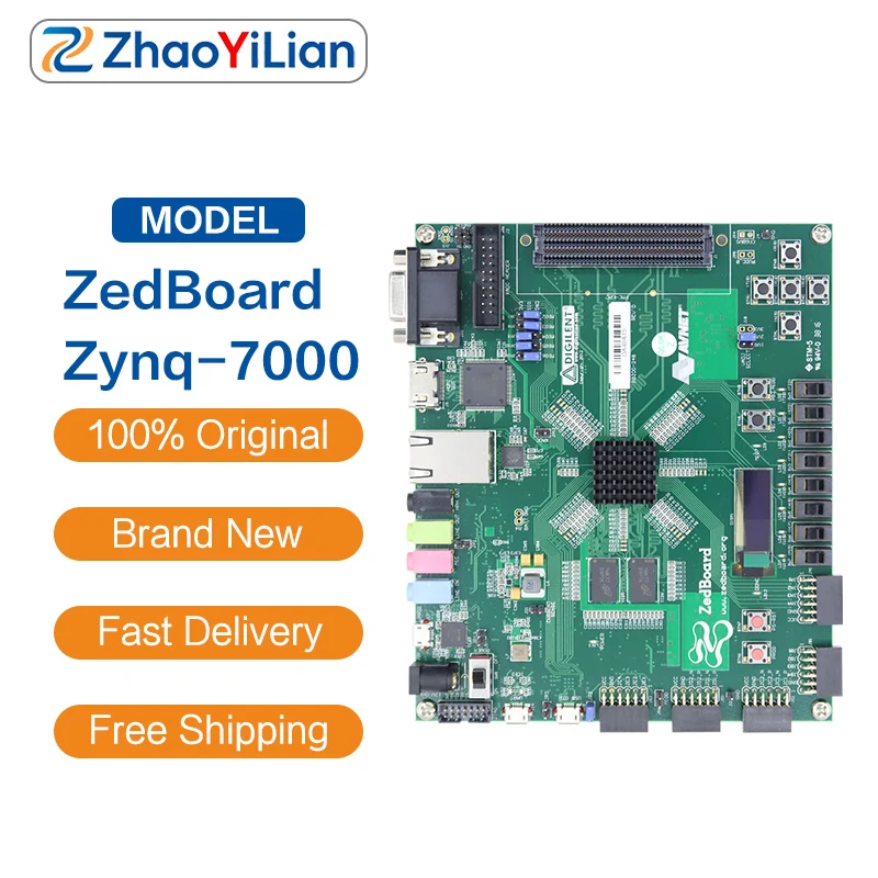Фото Для платы разработки ZedBoard Zynq 7000, комплекта для оценки XC7Z020 FPGA SoC, платы с встроенным процессором ARM Cortex A9. №1