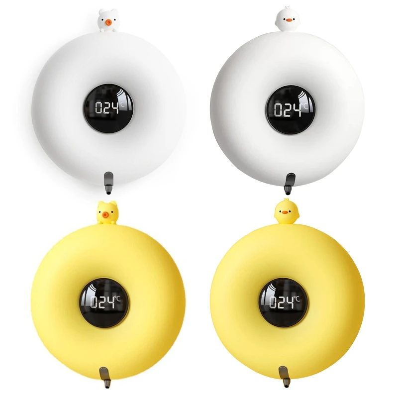 

Bathroom Automatic Soap Dispenser Wall Mounted Touchless Soap Dispenser With Temperature Display 300ml Large Capacity