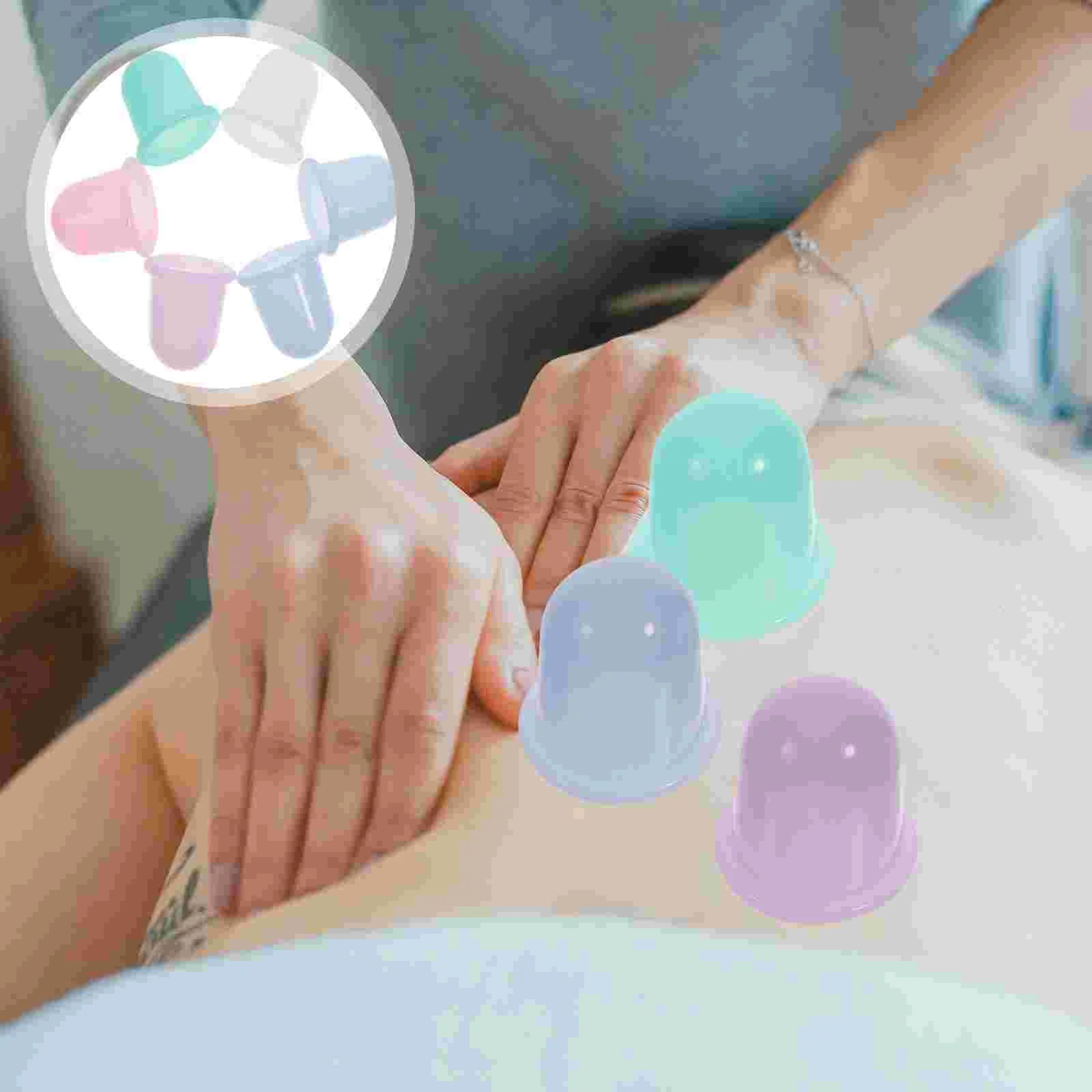 

Cup Cupping Vacuum Anti Silicone Cups Suction Cellulite Tool Body Fire Chinese Face Set Portable Breast Supply Care Aging