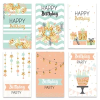 happy birthday packaging sticker for party gift invitation cards envelope decorative sticker 25 100pcs scrapbooking cute sticker