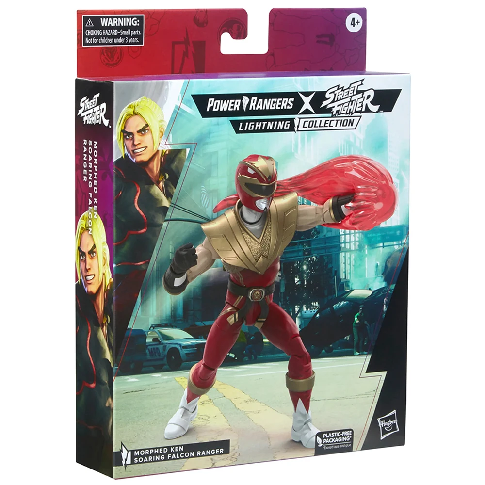 

Экшн-фигурка Hasbro Power ranger X Street Fighter молния, Подарочная игрушка
