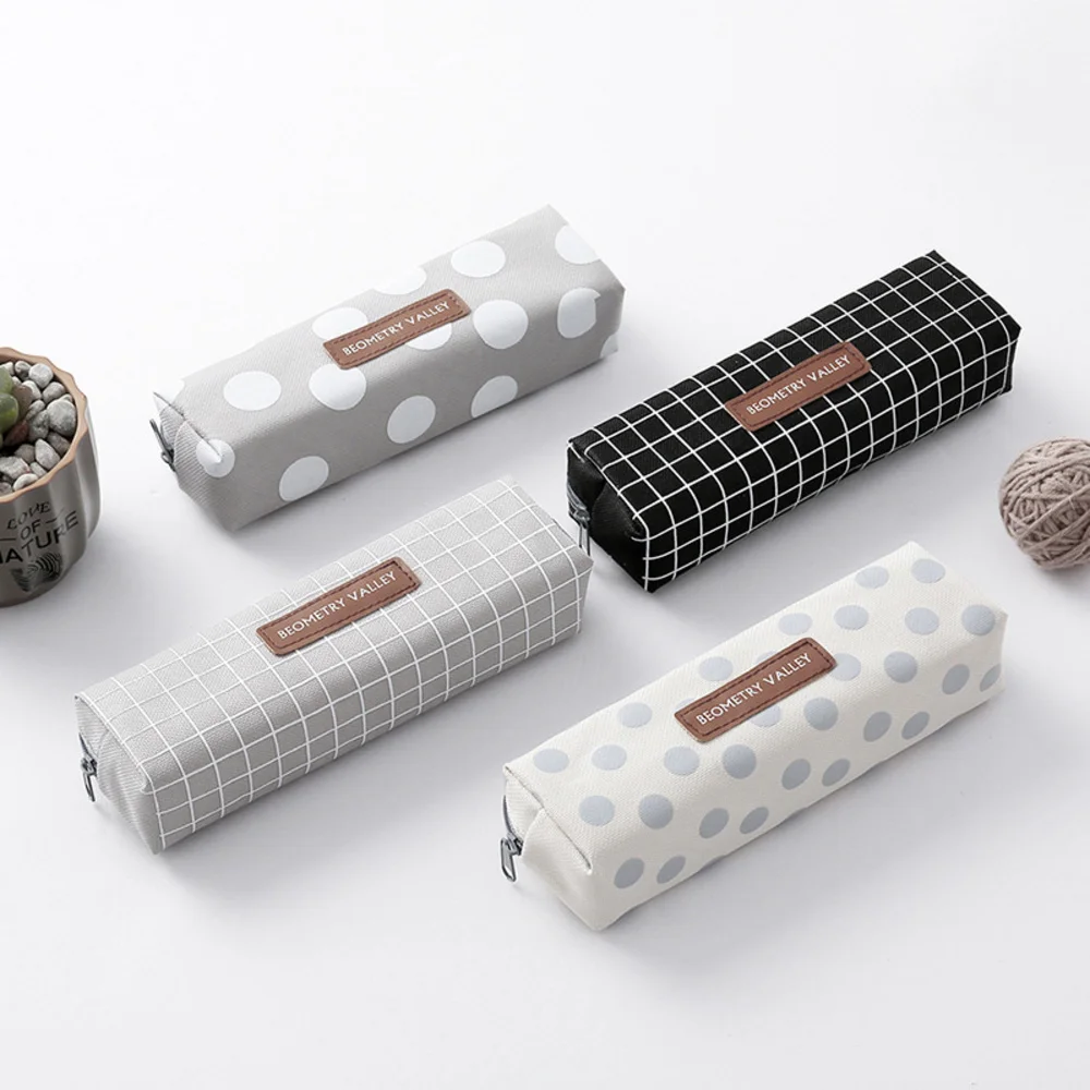 

Милый кавайный холщовый чехол для карандашей, вместительные сумки для ручек и карандашей, подарок для девочек, школьные принадлежности, кор...