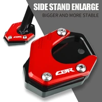 for honda cbr650r cb400x cb300r cb125r cb500x cb500f motorcycle side stand enlarger pad support extension side brace assist