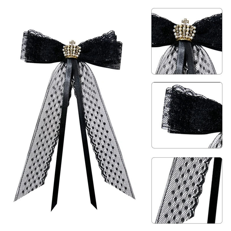 

Jk Tie Bows Tie Blouse Collar Pin Sweet Long Ribbon Bowtie Brooch Bow Tie Ribbon Ties Necktie College Uniform