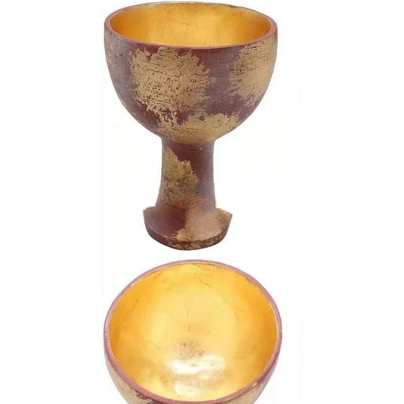 

New creative resin crafts decoration water cup trophy Gold cup retro gift decoration home