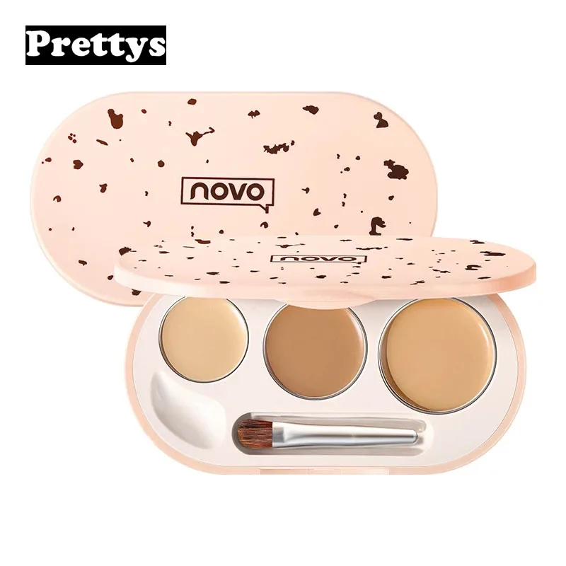 

Exquisite Face Makeup Concealer Cream Waterproof Contouring Bronzer Full Cover Base Foundation Long Lasting Natural Maquiagem