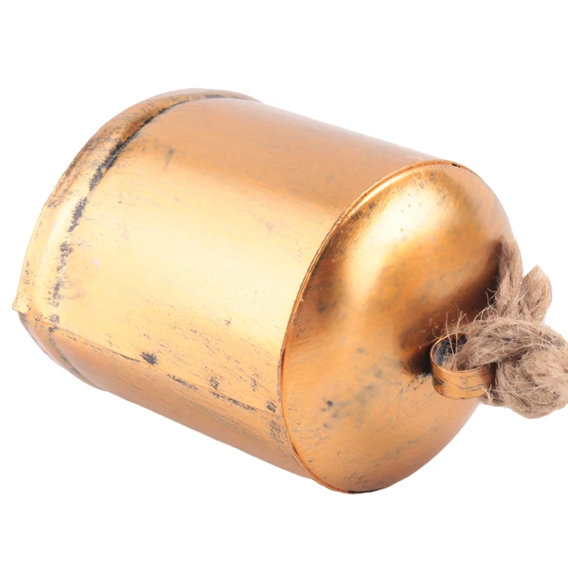 1 PCS Vintage Countryside Harmony Cow Bells Giant Bronze Cowbell Crafts