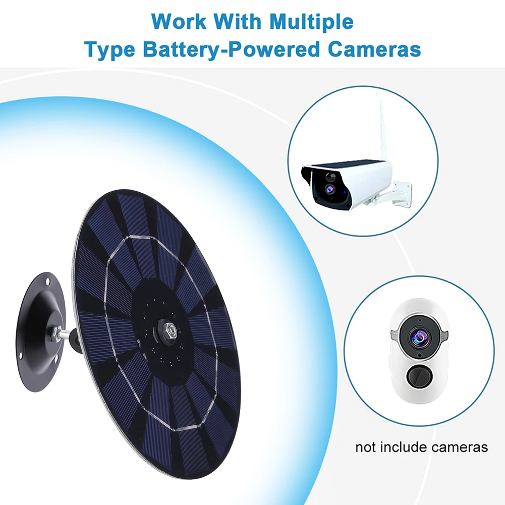 Портативная солнечная панель 5 Вт В регулируемый кронштейн на 360 градусов