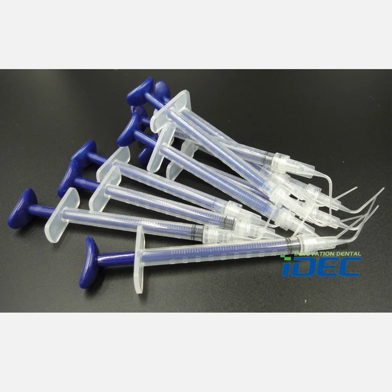 

Стоматологический одноразовый шприц для эндокортисомола, сменный шприц 50 шт. с прозрачным изогнутым наконечником