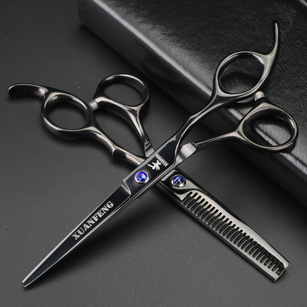 Ножницы XUAN FENG для обрезки и филировки 6 дюймов 6cr13 стальные ножницы волос