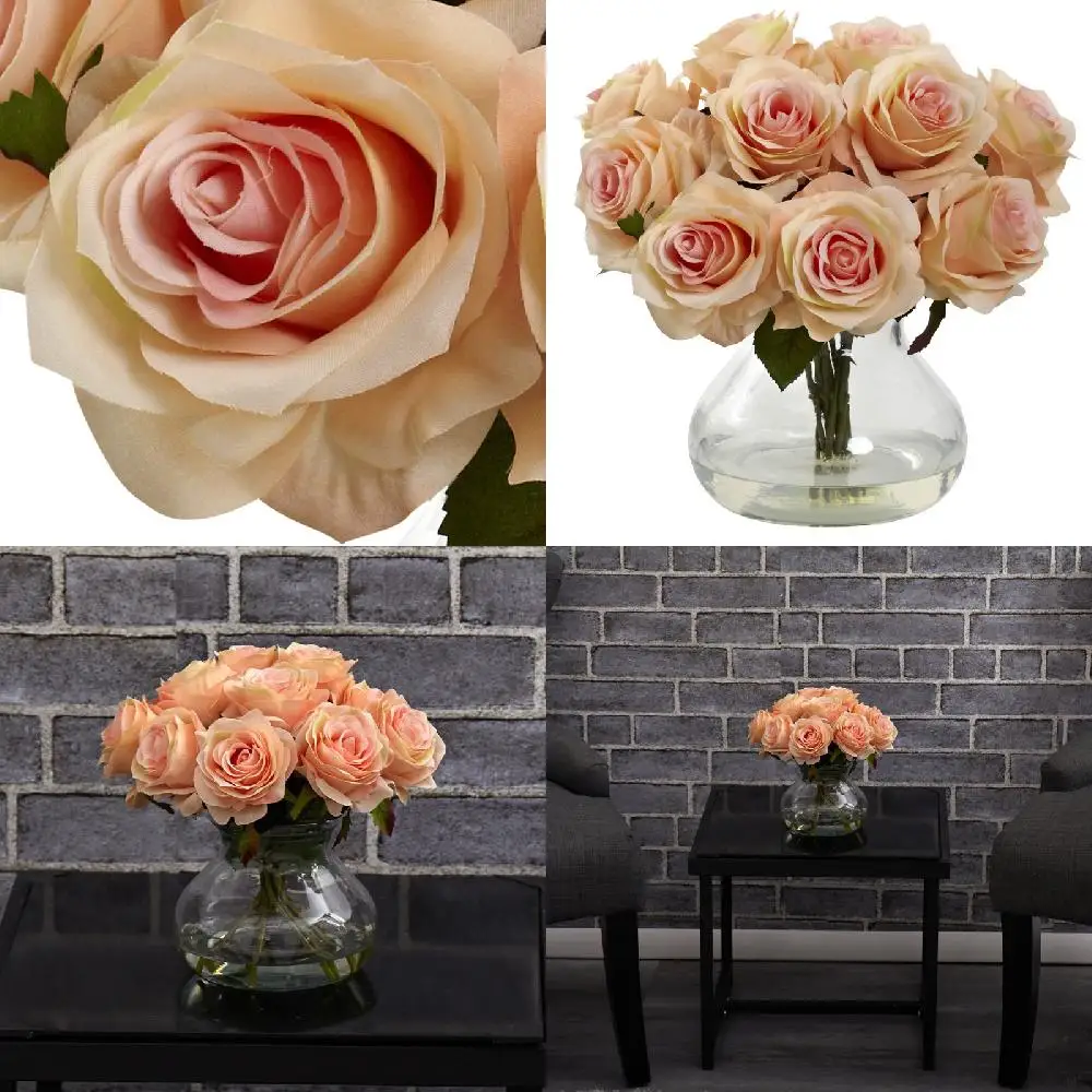 

Fascinating Orange Artificial Flowers with Lovely Vase Arrangement