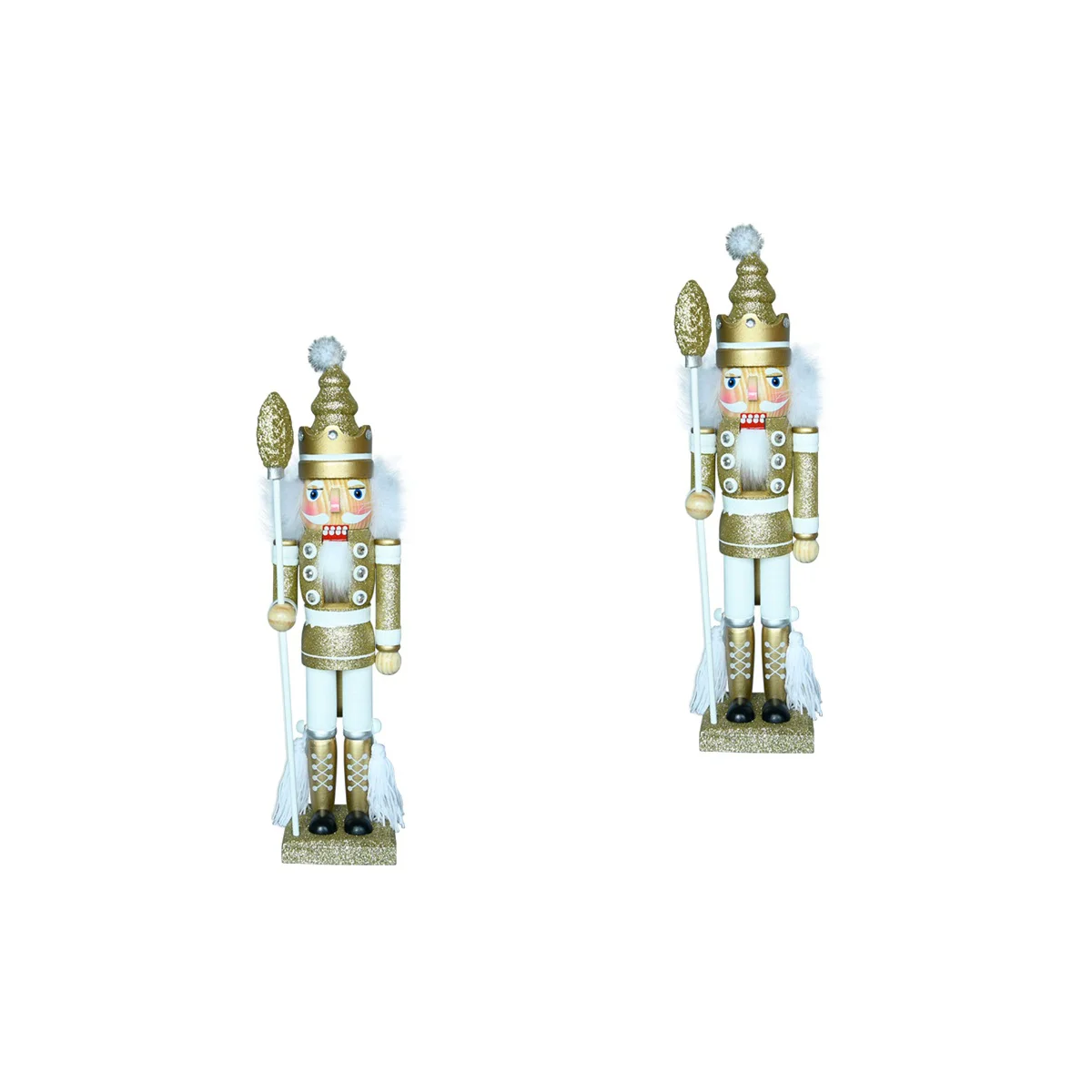 

Christmas Nutcracker Nutcrackers Desktopwood Figures King Decorations Soldiergifts Ornaments Figurine Tree Tabletop Statue