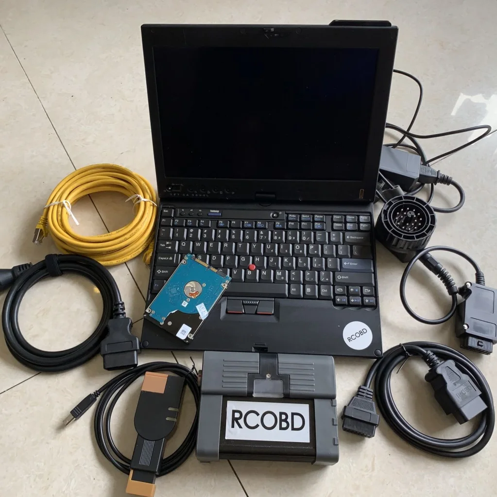 

Diagnostic Tool Full Set with Cables for BMW ICOM A2 Multi-language Software 1TB HDD 90% New Laptop X200T 4gb RAM Ready to Used